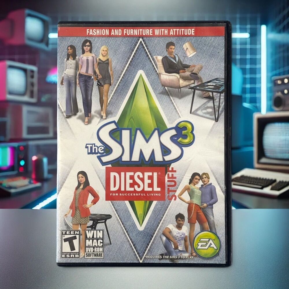 The Sims 3 Diesel Stuff Pack PC Mac Complete in Box